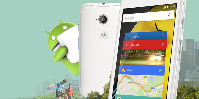 Moto E (2015) comienza a recibir Android 6.0 Marshmallow