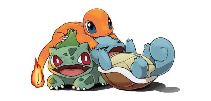Resultado de imagen de pokemons iniciales