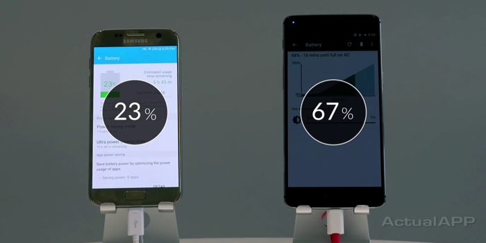 Video: OnePlus 3 carga más rápido que Galaxy S7