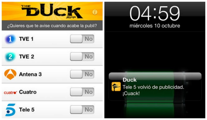 Duck caza anuncios