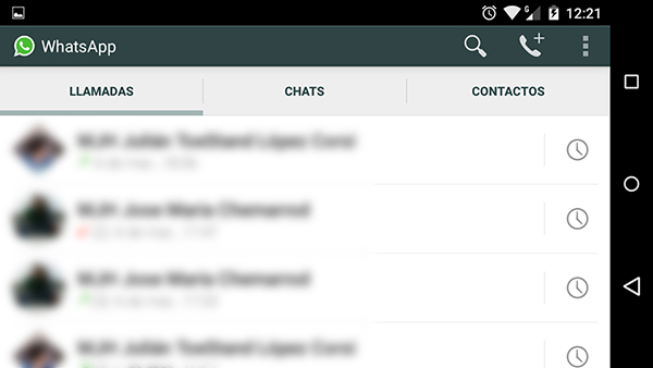 Whatsapp Llamadas
