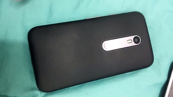 Parte trasera del supuesto nuevo Motorola Moto G 2015