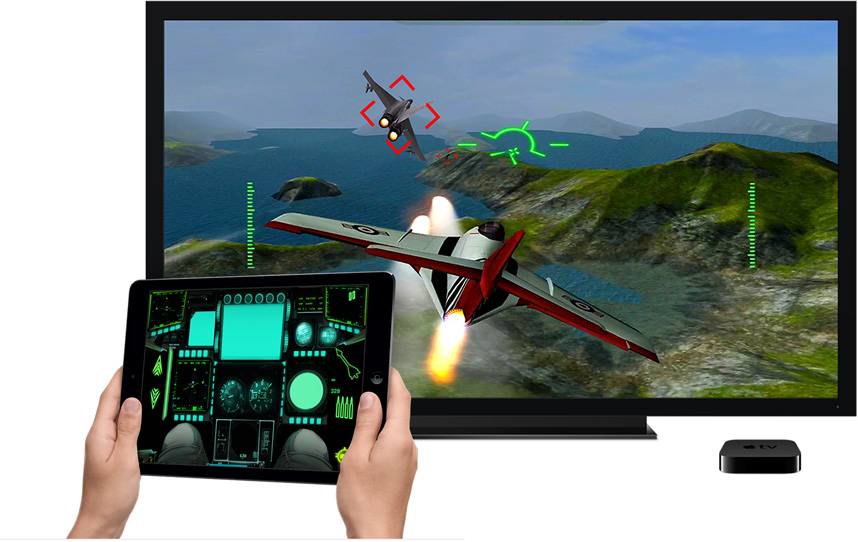 AirPlay de Apple TV (2012), juega a los videojuegos de tu iPhone o iPad en la televisión | Apple