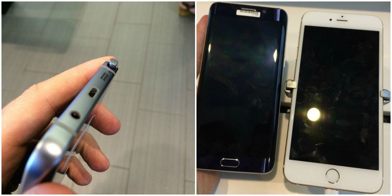 Samsung Galaxy note 5 y Samsung Galaxy Edge s6 plus con Iphone 6 plus
