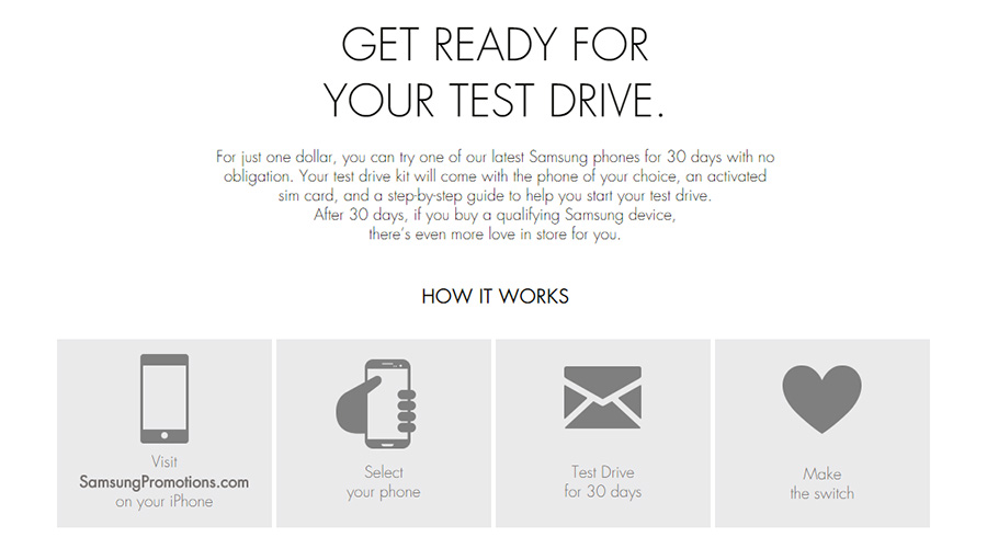 Samsung Ultimate Test Drive pantallazo