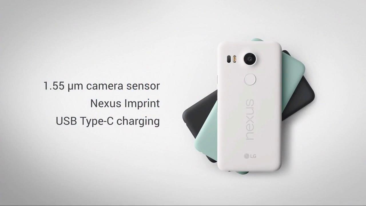 Nexus 5X colores