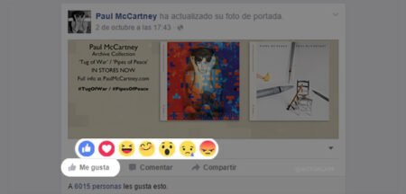 Facebook nuevos me gusta