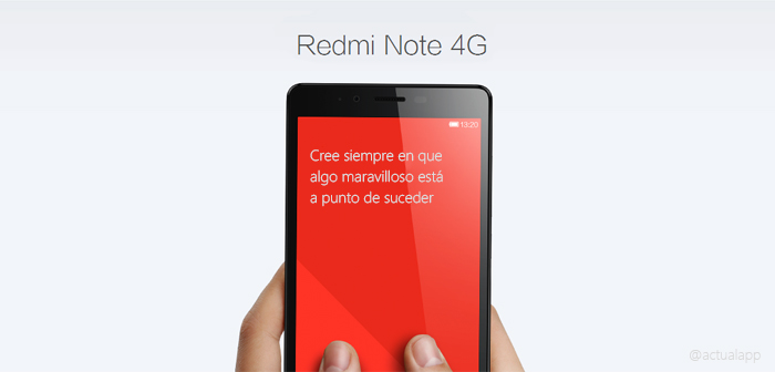 Aprovecha esta oferta del Xiaomi RedMi Note 4G y cómpralo al mejor precio desde España