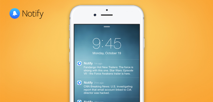 Notify, la nueva app de Facebook que te notifica de noticias, ya está en iOS