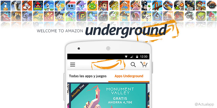 Amazon Underground llega a España con apps de pago, gratis