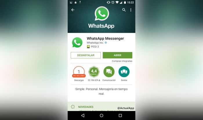 buscar google play whatsapp gratis