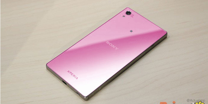 Sony lanzaría un Xperia Z5 rosa a finales de enero