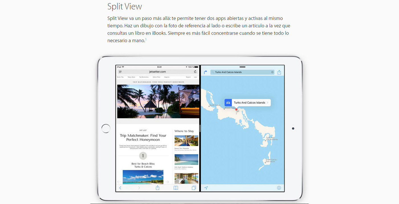 "Split View" llegó a iPad con iOS 9.