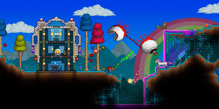 Terraria: construye tu casa, tus armas y tu aventura