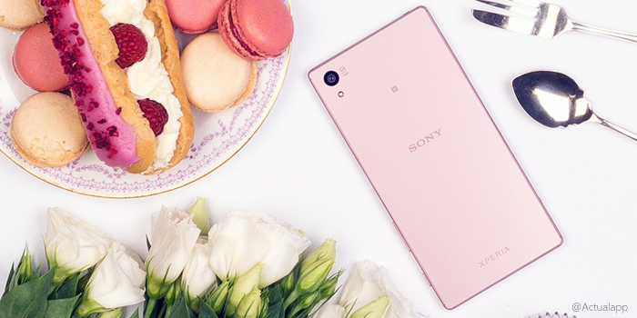 Sony hace oficial el Xperia Z5 rosa; lanzamiento en febrero