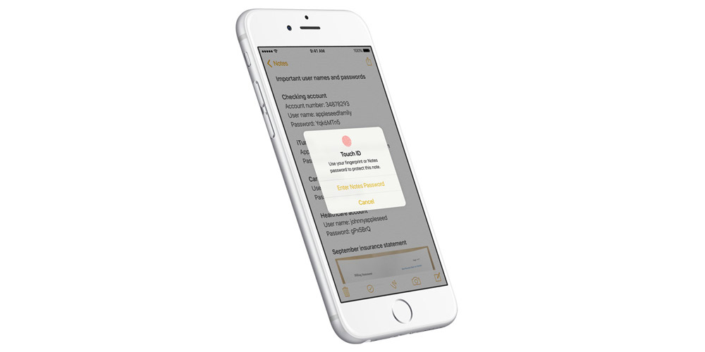 Touch ID para notas ios 9,3 - copia