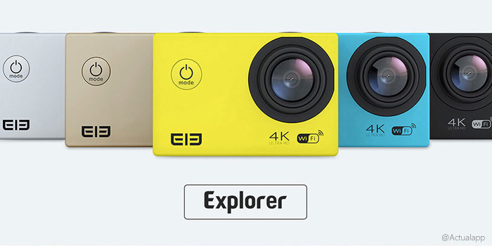 Elephone ELE Explorer, una cámara de acción con 4K por 62€