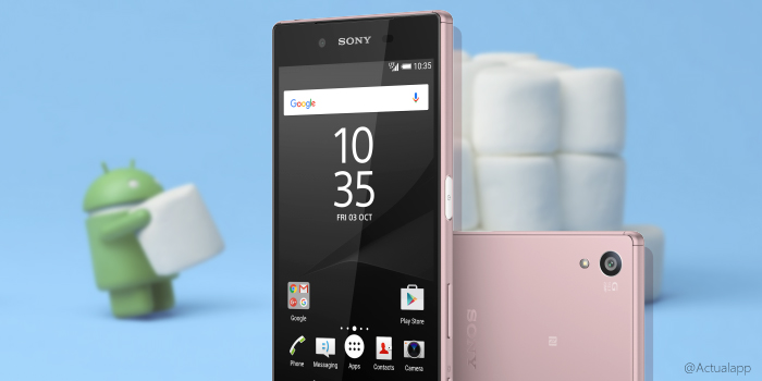 Sony Xperia Z5 se actualiza a Android 6.0 Marshmallow