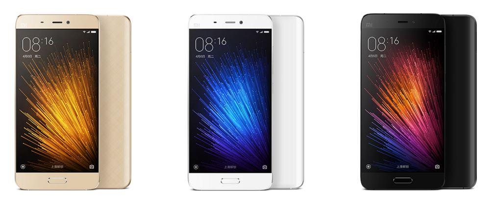 Xiaomi Mi 5 versiones