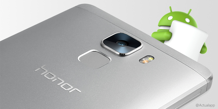 Huawei Honor 7 se actualiza a Android 6.0 Marshmallow