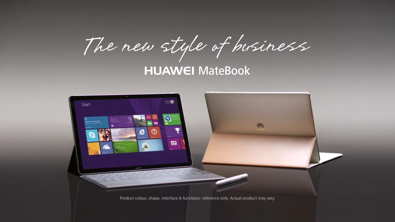 huawei matebook viddeo promocional