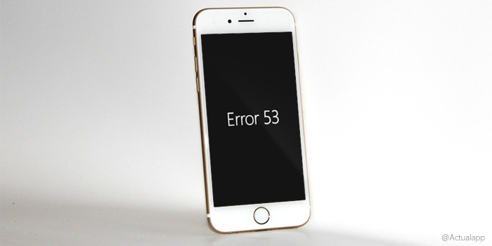 iPhone Error 53: Apple bloquea los iPhone reparados por tiendas no autorizadas