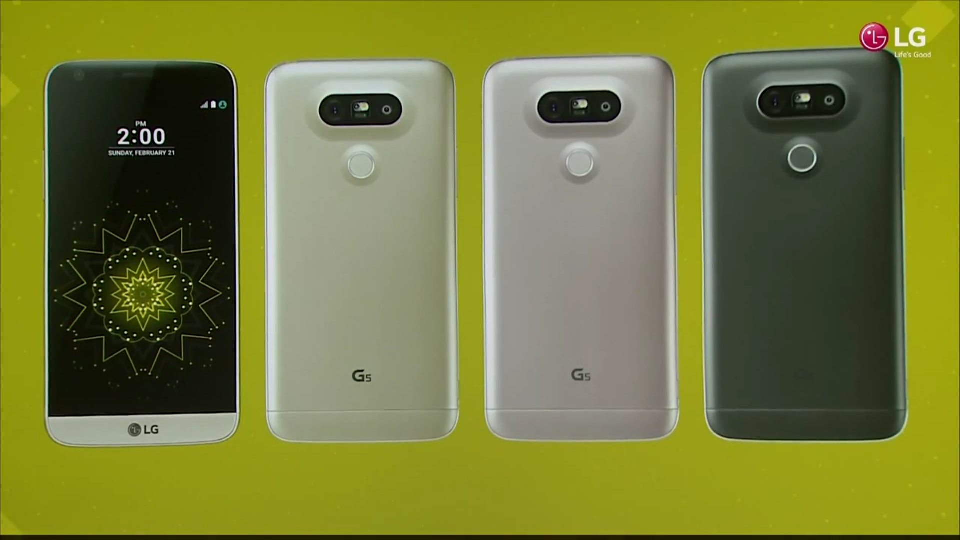 lg g5 colores presentacion