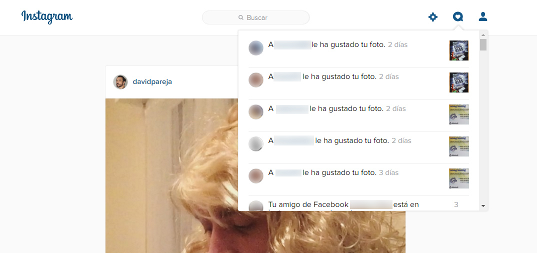 instagram web me gusta descubrir