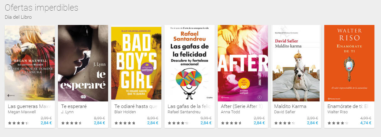 ofertas libros dia del libro 2016