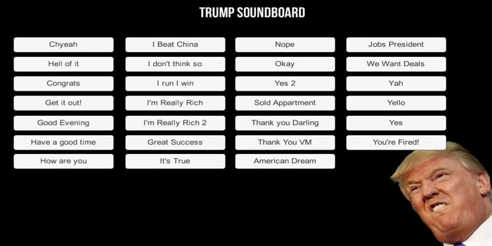 apps de Donald Trump