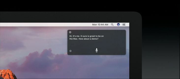 macos sierra siri