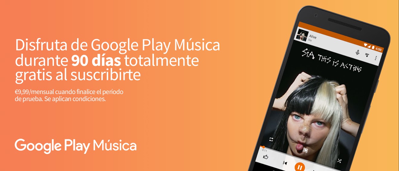 google play musica oferta chromecast