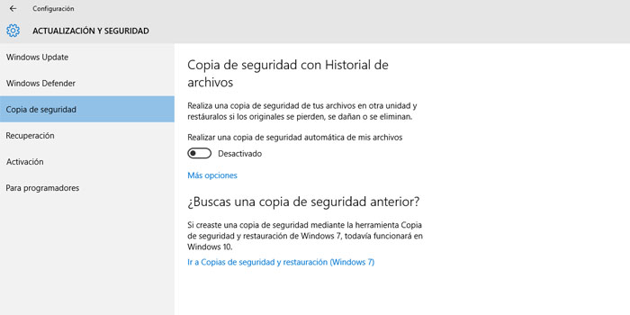 copia de seguridad