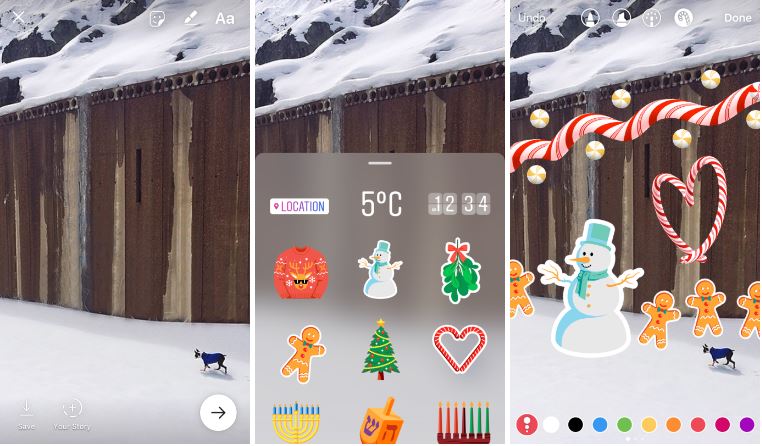Stickers en Instagram Stories