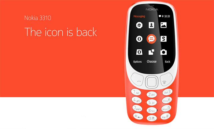 vuelve nokia 3310