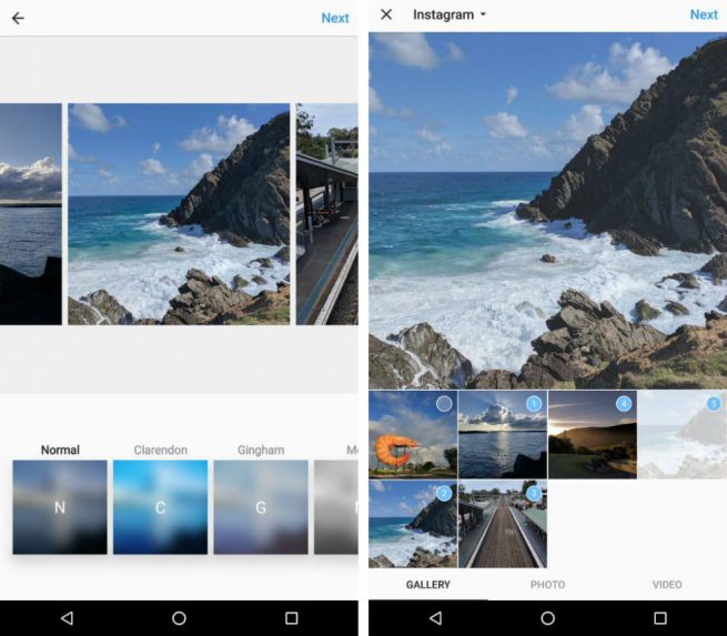 colgar albumes en instagram