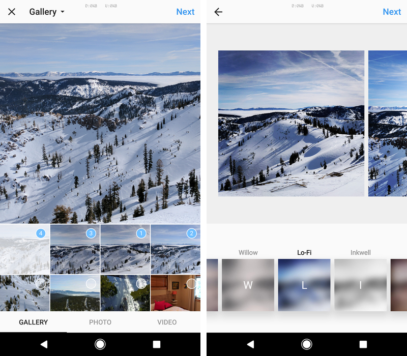 colgar albumes en instagram