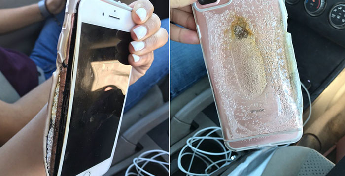 iphone 7 plus en llamas