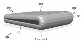 movil con pantalla flexible de samsung
