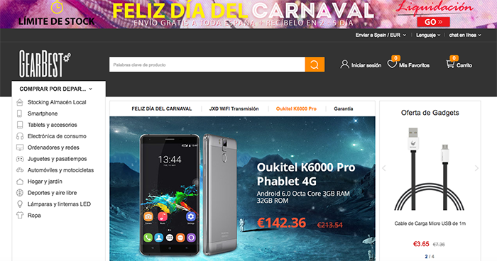 3er Aniversario de GearBest