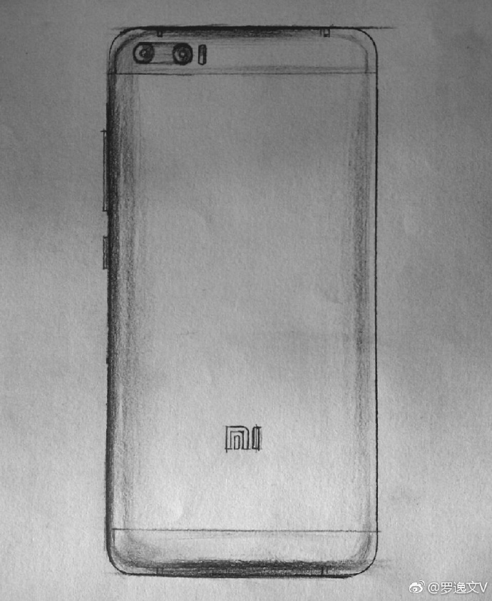 dibujos del xiaomi mi 6