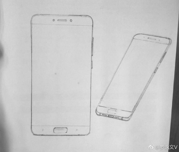 dibujos del xiaomi mi 6