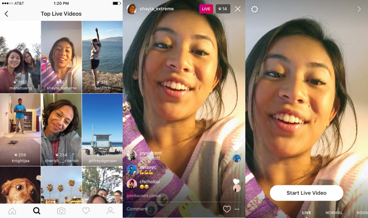 guardar videos live instagram