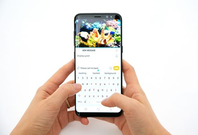 pantalla infinita del galaxy s8