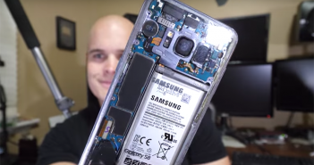 carcasa trasera transparente para el galaxy s8 2