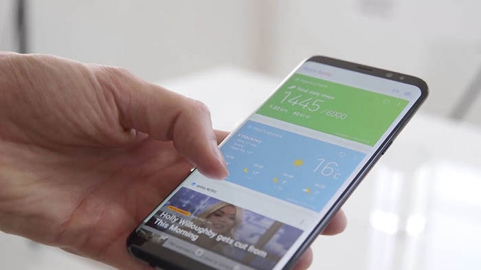 botones de navegacion del Galaxy S8