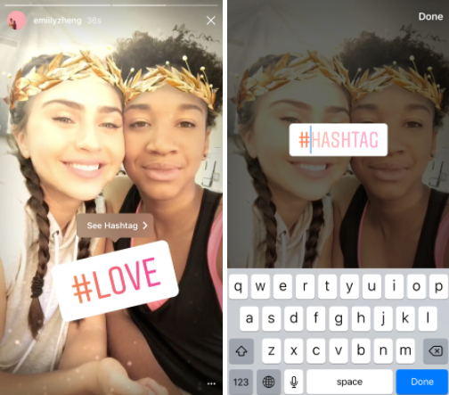 filtros en directo en Instagram Stories