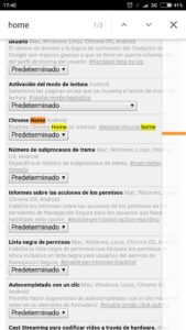 barra de direcciones de Chrome