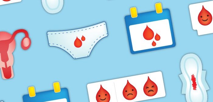 emoji de la menstruación