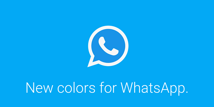 whatsapp azul